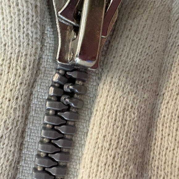 Lululemon Scuba Oversized Funnel Neck Half-Zip Hoodie White Opal M/L Cotton - Picture 15 of 15